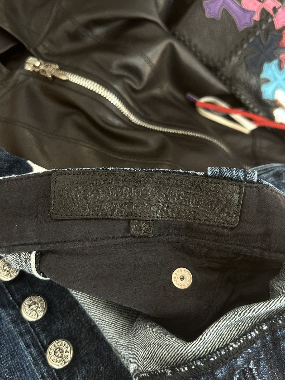 Chrome Hearts CHROME HEARTS PINK PATCH CARPENTER SHORTS Size US 32 / EU 48 - 4 Thumbnail