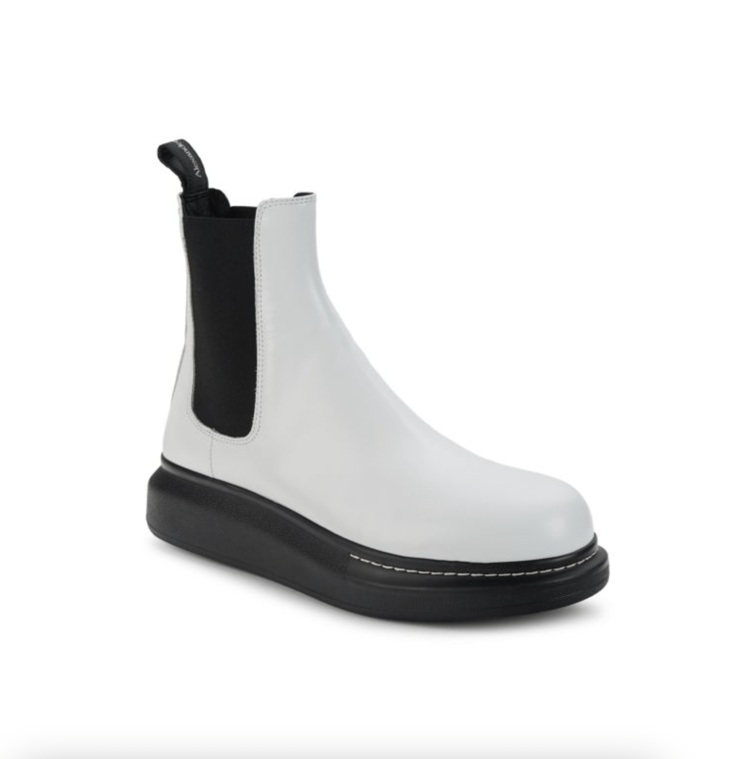 Alexander McQueen ALEXANDER MCQUEEN Men's Platform Leather Chelsea Boots Size US 8 / EU 41 - 2 Thumbnail