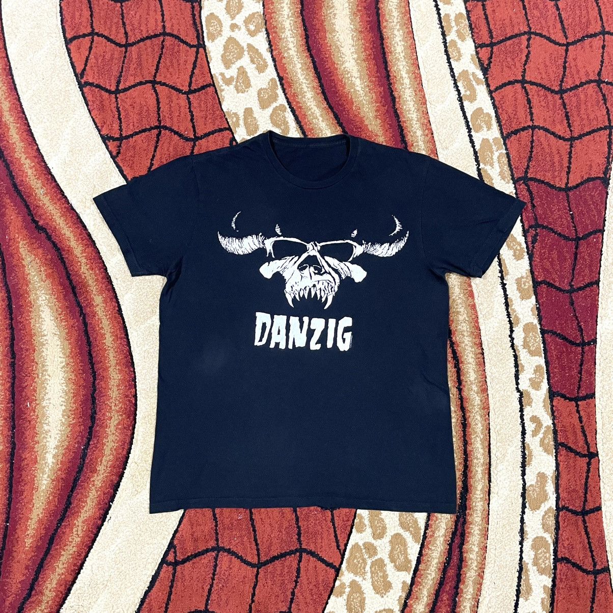 Band Tees Vintage Danzig American Heavy Metal Band Rare T Shirt Size US L / EU 52-54 / 3 - 2 Thumbnail