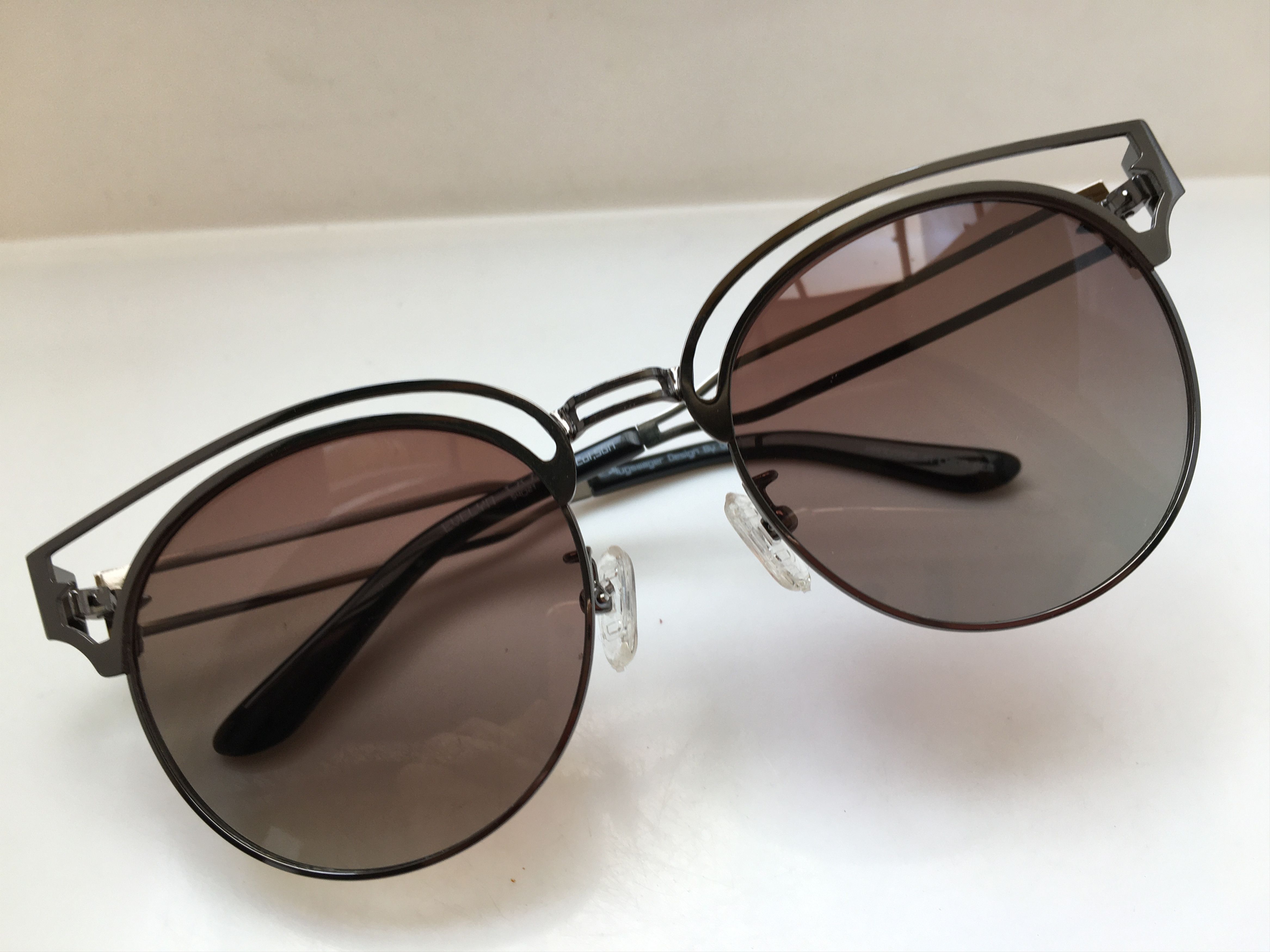 Other Evelyn Silver Grey Round Sunglasses Frame HOLLYWOOD Size ONE SIZE - 5 Thumbnail