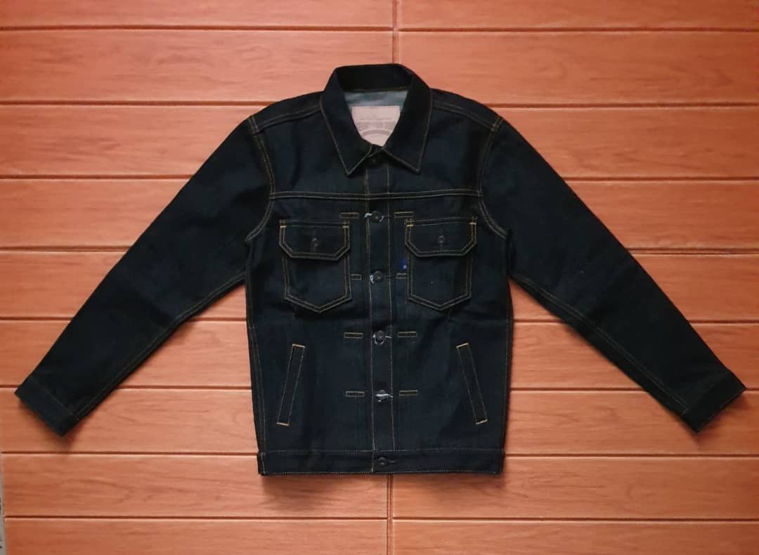 Japanese Brand Seventy four 16 oz salvedge type 2 denim jacket Size US S / EU 44-46 / 1 - 1 Thumbnail
