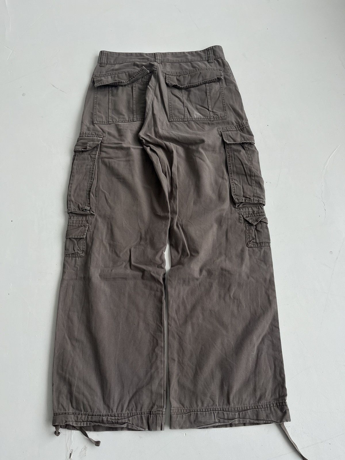 20471120 Vintage 90s lee Copper wide cargo pants Y2K multi pocket Size US 32 / EU 48 - 2 Thumbnail