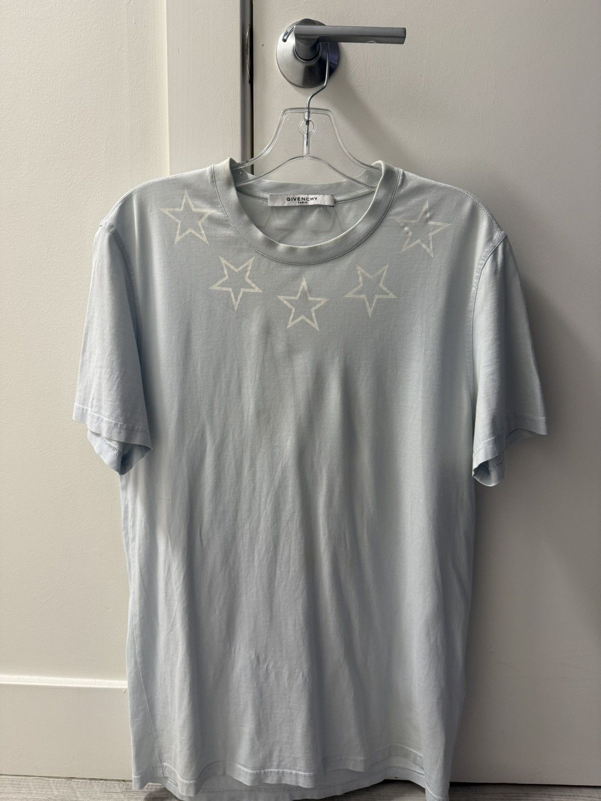 Givenchy Givenchy Blue and White Star T Shirt Size US M / EU 48-50 / 2 - 1 Thumbnail