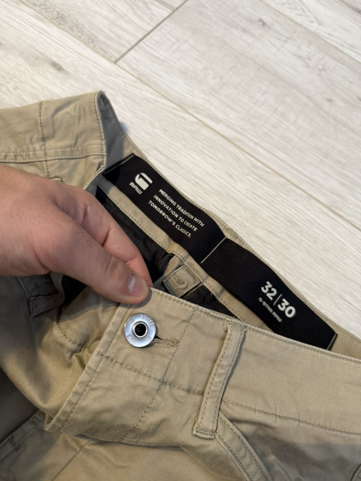 G-Star Vintage G Star Raw cargo double knee pants Size US 32 / EU 48 - 5 Thumbnail