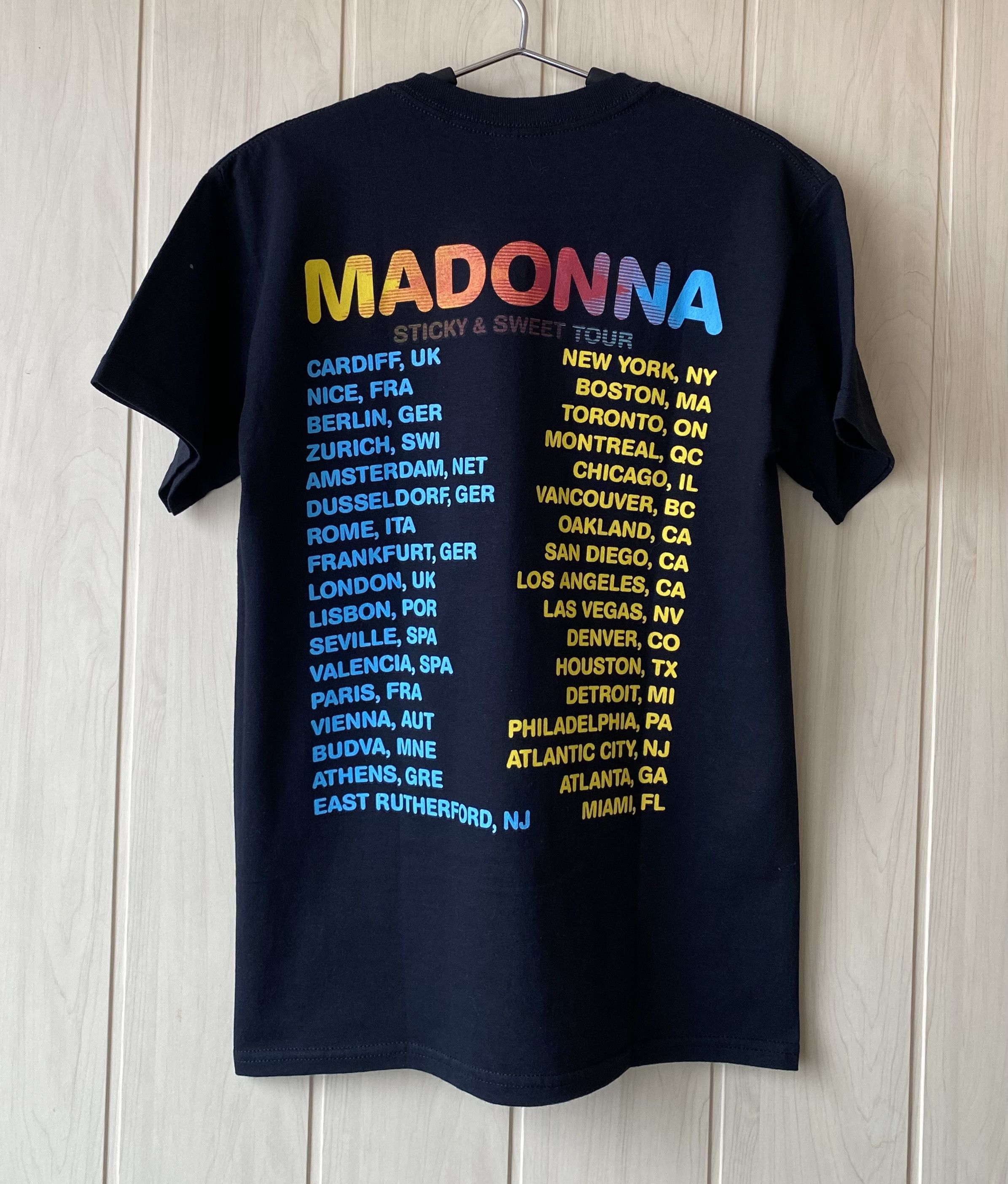 Band Tees × Vintage Vintage 2008 Madonna sticky and sweet tour t-shirt Size US S / EU 44-46 / 1 - 4 Thumbnail