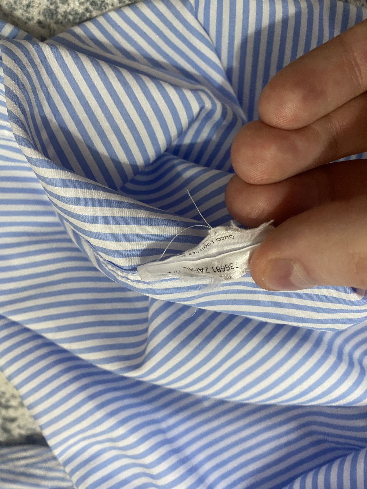Gucci Gucci luxury Business striped shirt button up new collection Size US XXL / EU 58 / 5 - 4 Thumbnail