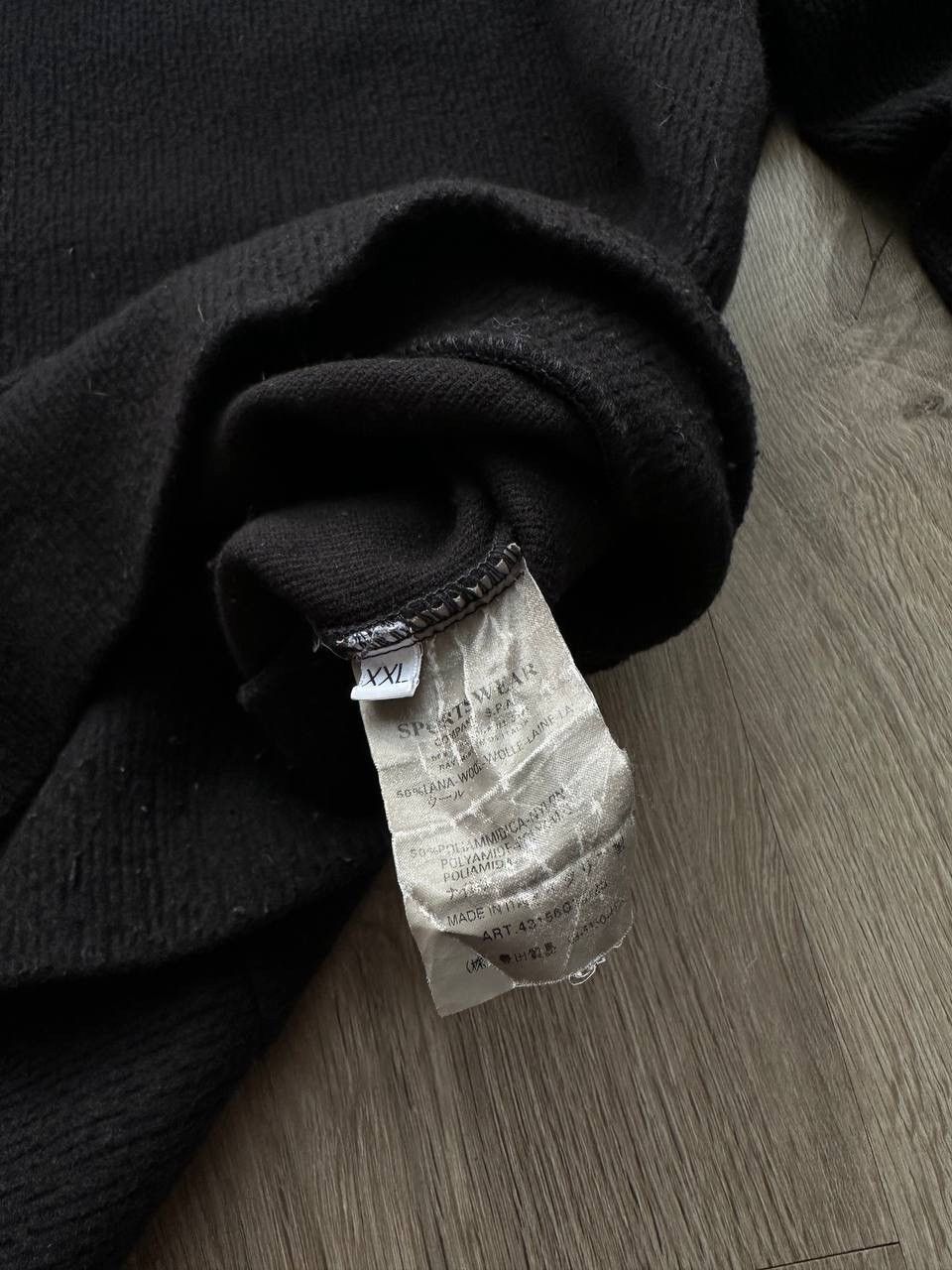 Stone Island × Vintage Vintage Stone Island Ninja Black Wool Hoodie Size US L / EU 52-54 / 3 - 10 Thumbnail