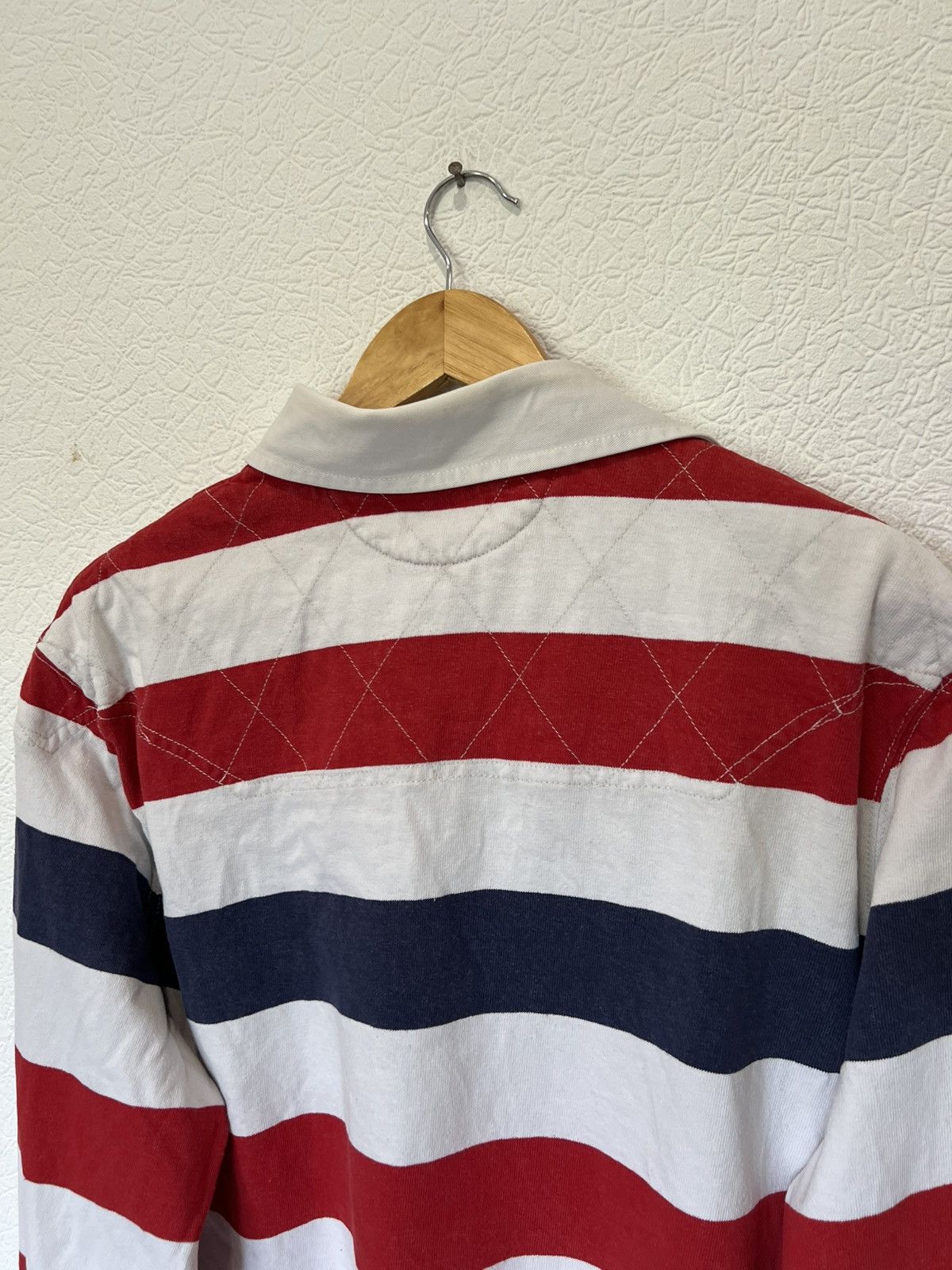 Polo Ralph Lauren Vintage Polo Ralph Lauren Rugby Shirt Long Sleeve Striped Size US XL / EU 56 / 4 - 8 Thumbnail