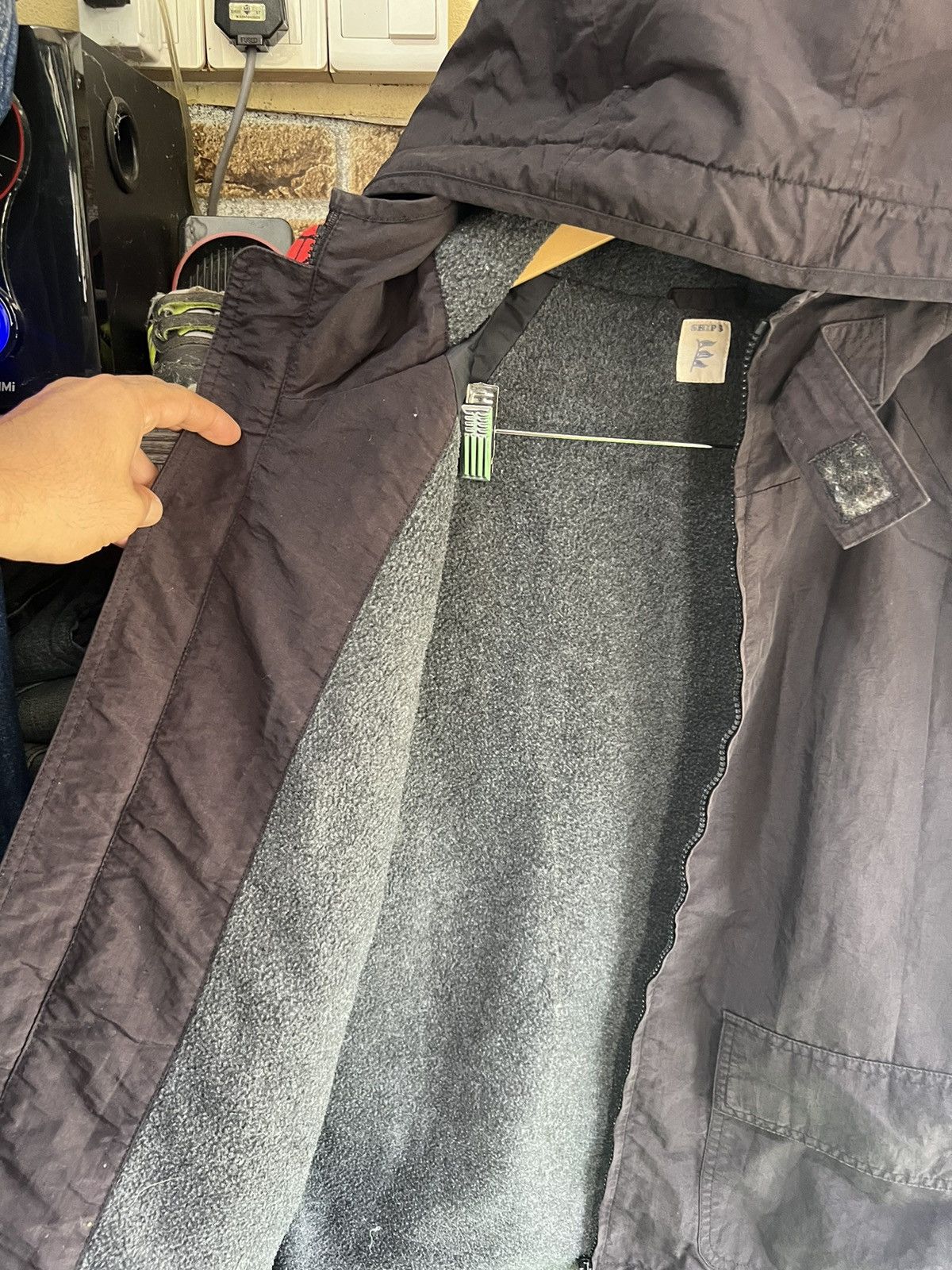 SHIPS 🔥Rare Ships Polartec Zipper Jacket With Hoodie Size US M / EU 48-50 / 2 - 9 Thumbnail