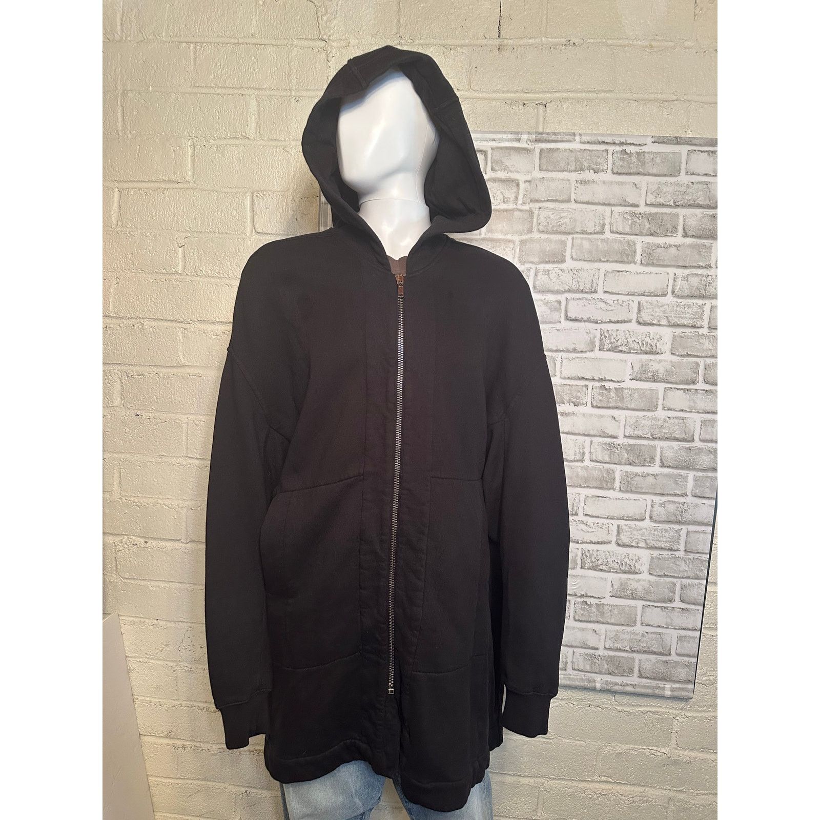 Rick Owens Drkshdw FW22 Strobe Jumbo Peter Hoodie Black size S DU02B4288-F Size US S / EU 44-46 / 1 - 14 Thumbnail