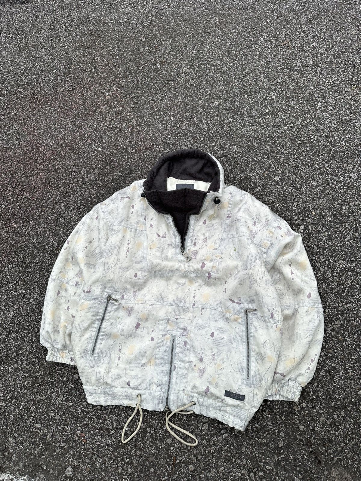 Vintage 👹Vintage Cresson Homme Baggy Pullover Bomber Jacket Size US L / EU 52-54 / 3 - 1 Thumbnail