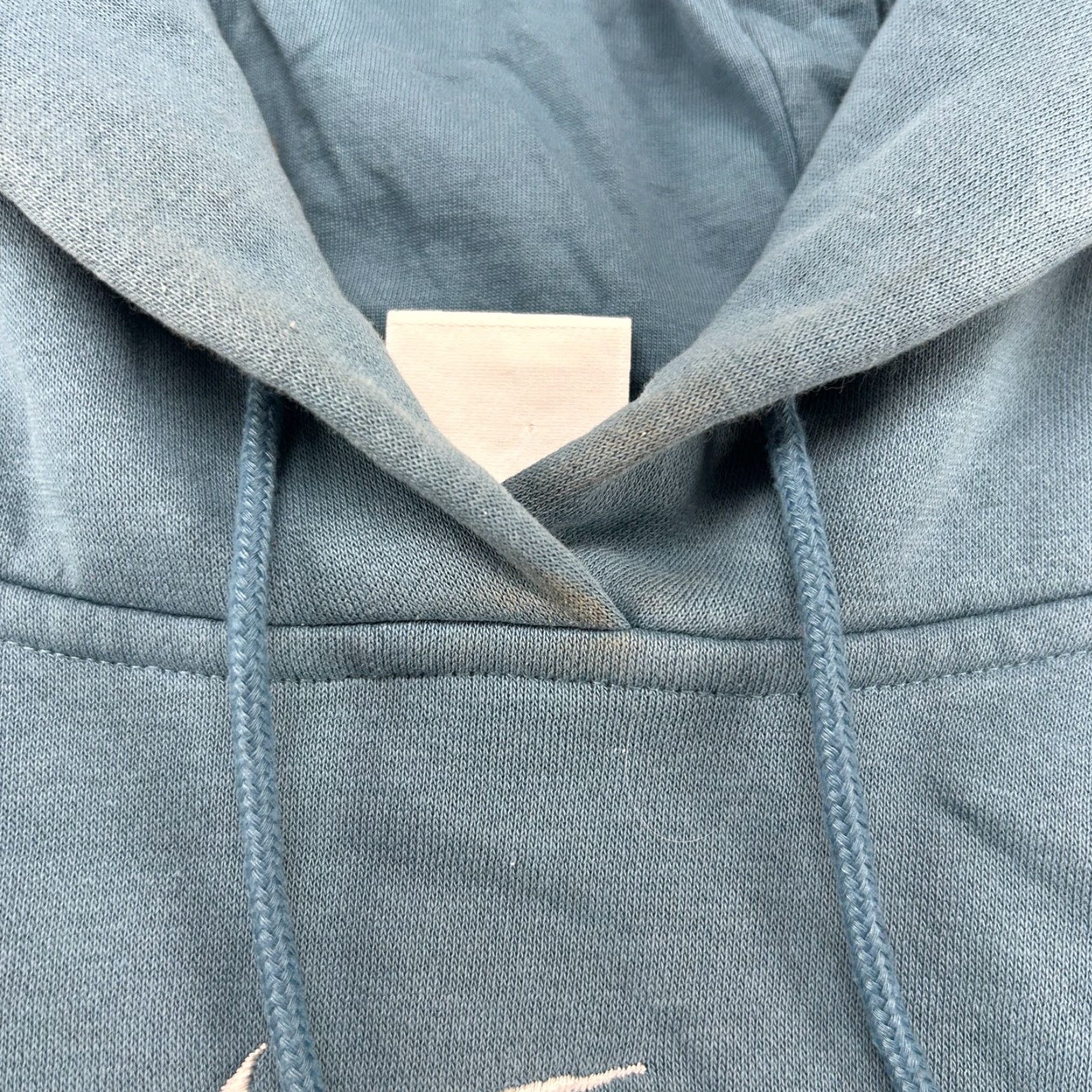 Nike Nike Hoodie Womens L Blue Center Swoosh Club Fleece Pullover Sweatshirt Cotton Size L / US 10 / IT 46 - 6 Thumbnail