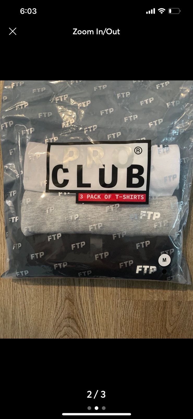 Fuck The Population FTP x Pro Club T Shirts (3 Pack) Size Medium - Brand New Size US M / EU 48-50 / 2 - 2 Thumbnail