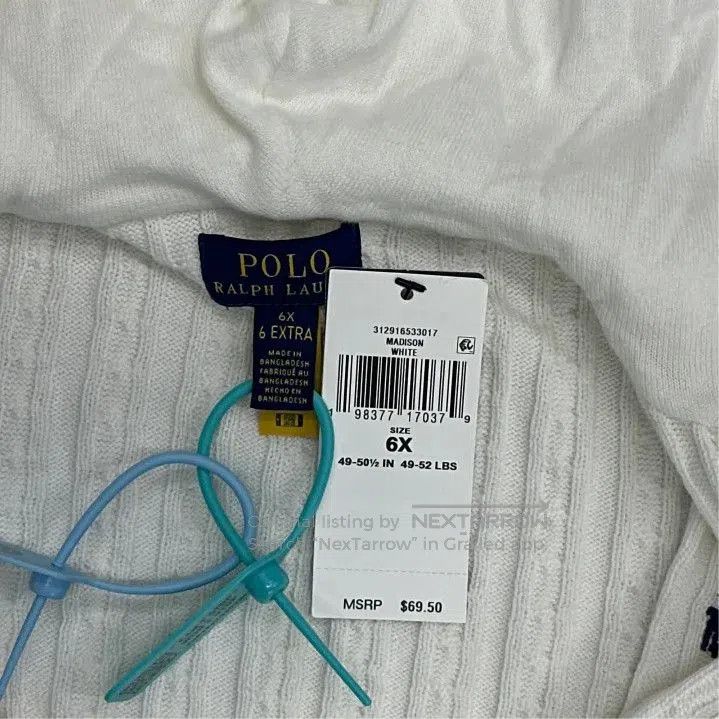 Polo Ralph Lauren Polo Ralph Lauren Mini Cable Knit Hooded Sweater. Size US XL / EU 56 / 4 - 2 Thumbnail