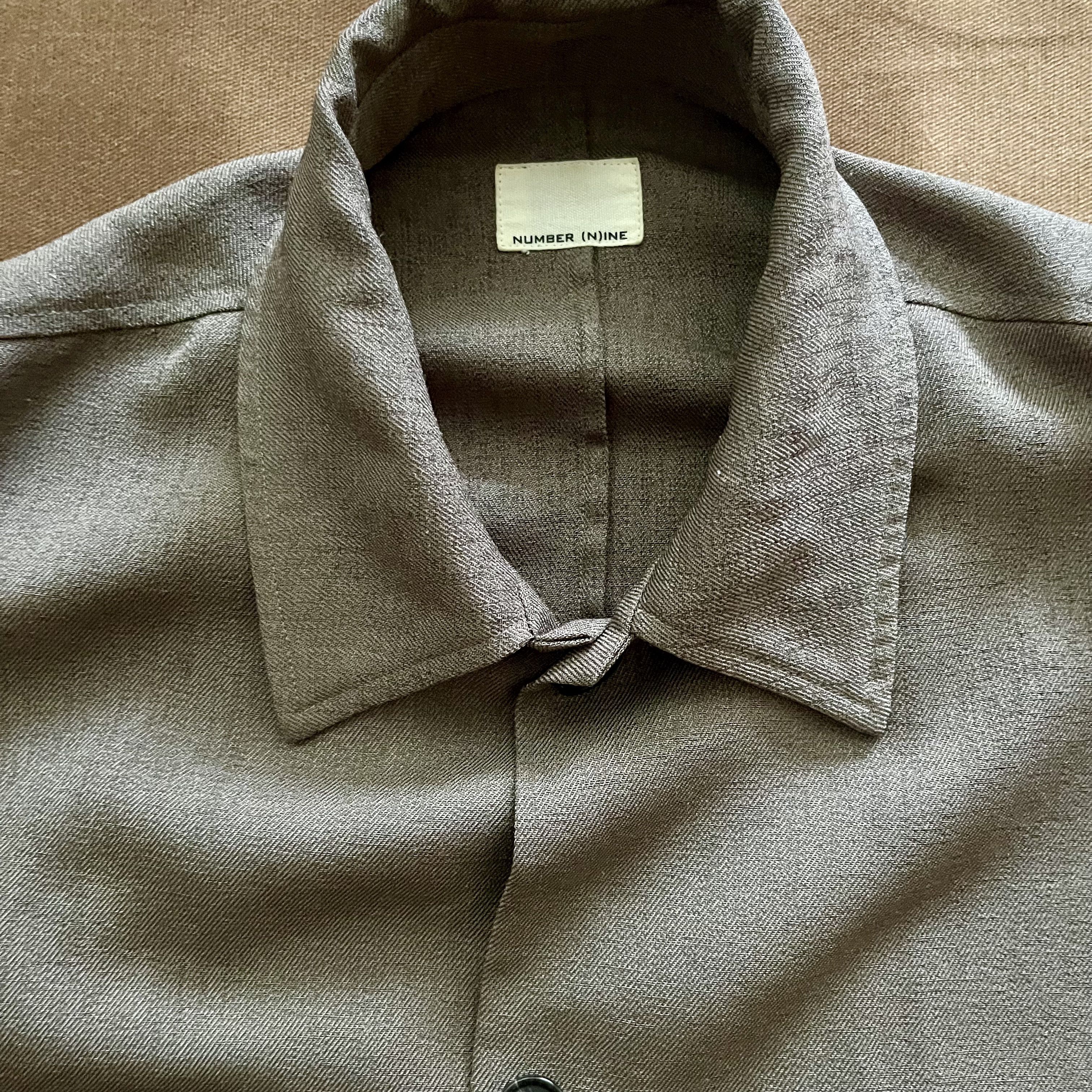 Number (N)ine Number Nine olive oversized shirt Size US L / EU 52-54 / 3 - 5 Thumbnail