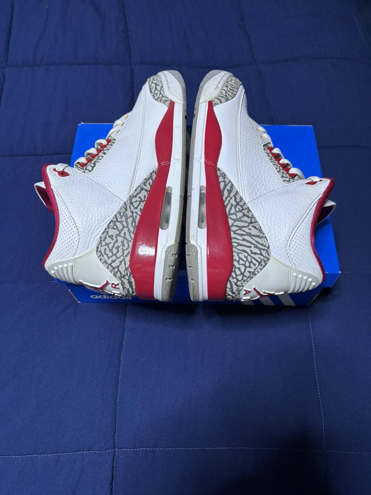 Jordan Brand Jordan 3 Retro Cardinal Red 2022 Size 10.5 Size US 10.5 / EU 43-44 - 3 Thumbnail