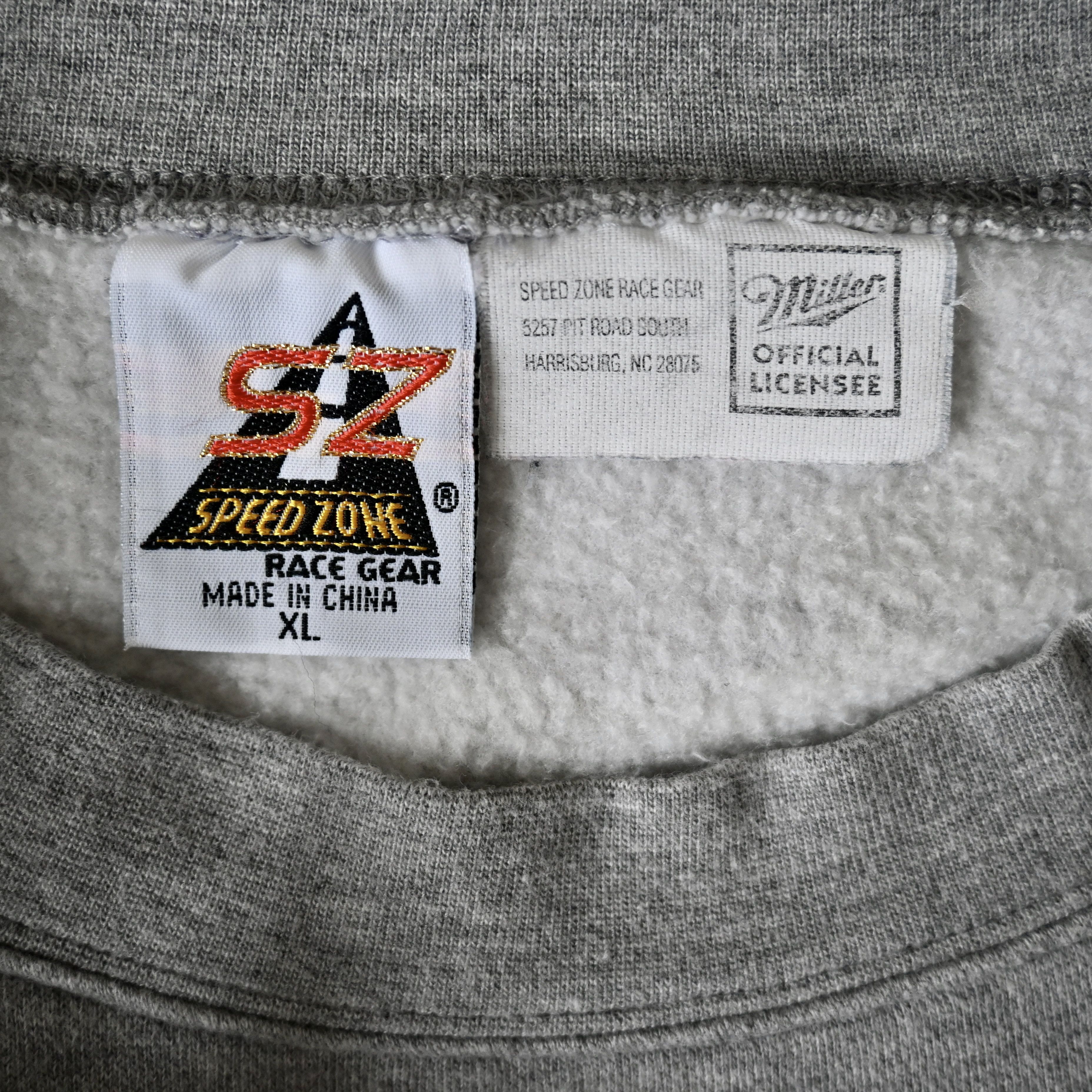 Vintage VTG 1996 Rusty Wallace x miller beer official sweatshirt Size US XL / EU 56 / 4 - 19 Thumbnail