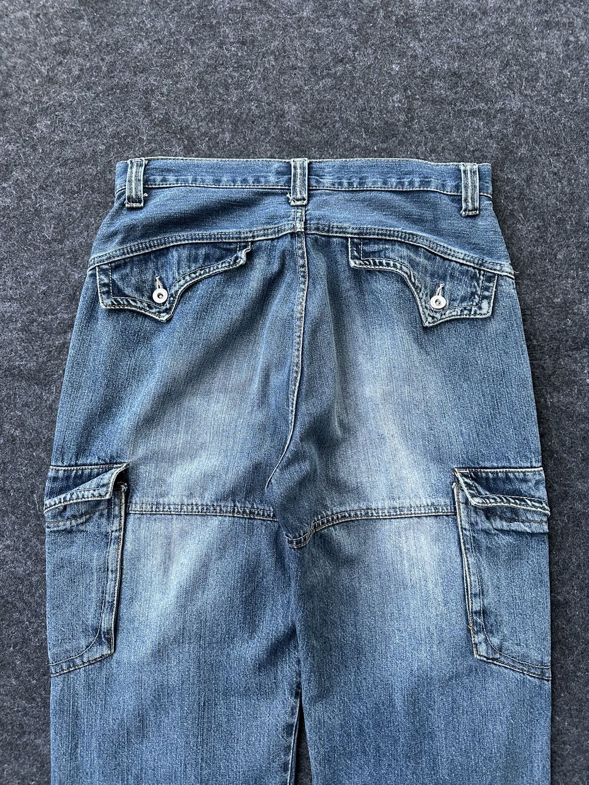 JNCO Piko Hawaiian Longboard Baggy Vintage Denim D418 Size US 30 / EU 46 - 7 Thumbnail