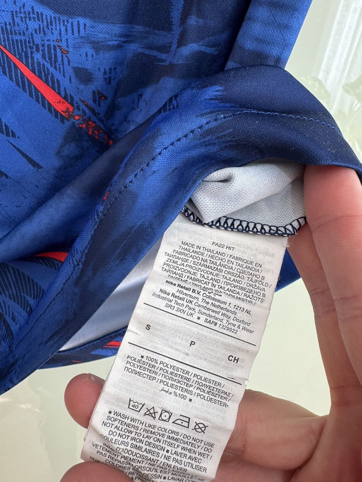 Nike England 2022-2023 Soccer Jersey Football Kit Shirt Size US S / EU 44-46 / 1 - 9 Thumbnail
