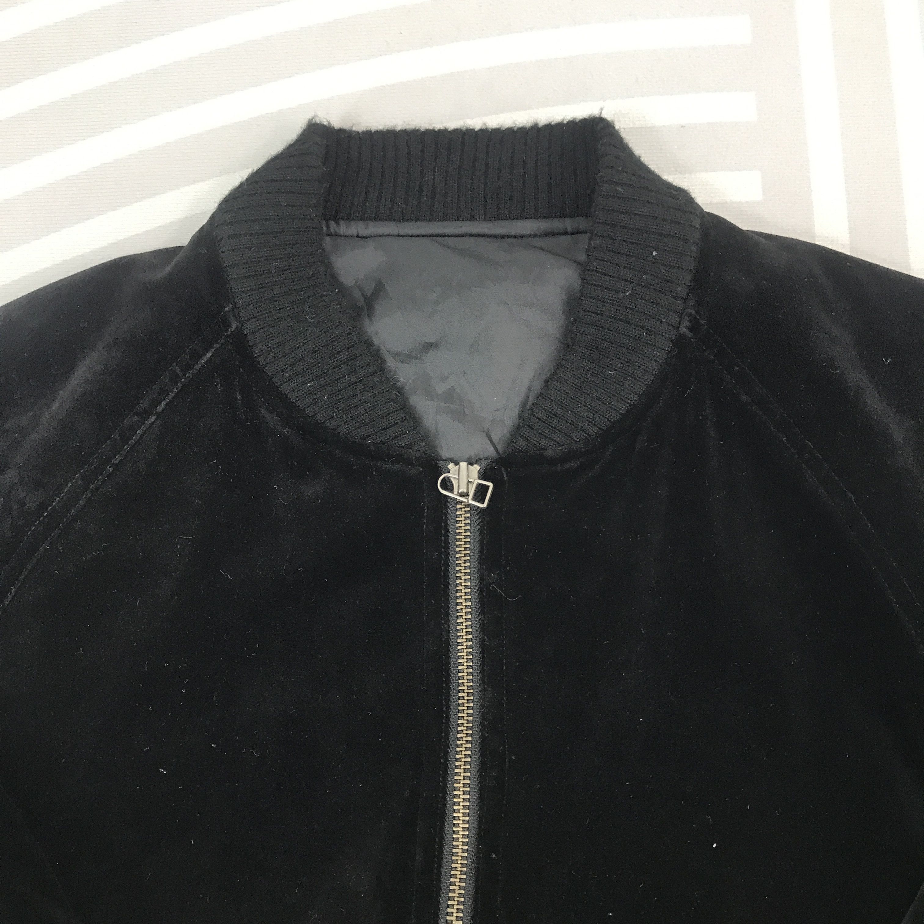 SHIPS × Vintage Vintage Ships japan Velvet design Bomber Jacket Size US L / EU 52-54 / 3 - 8 Thumbnail