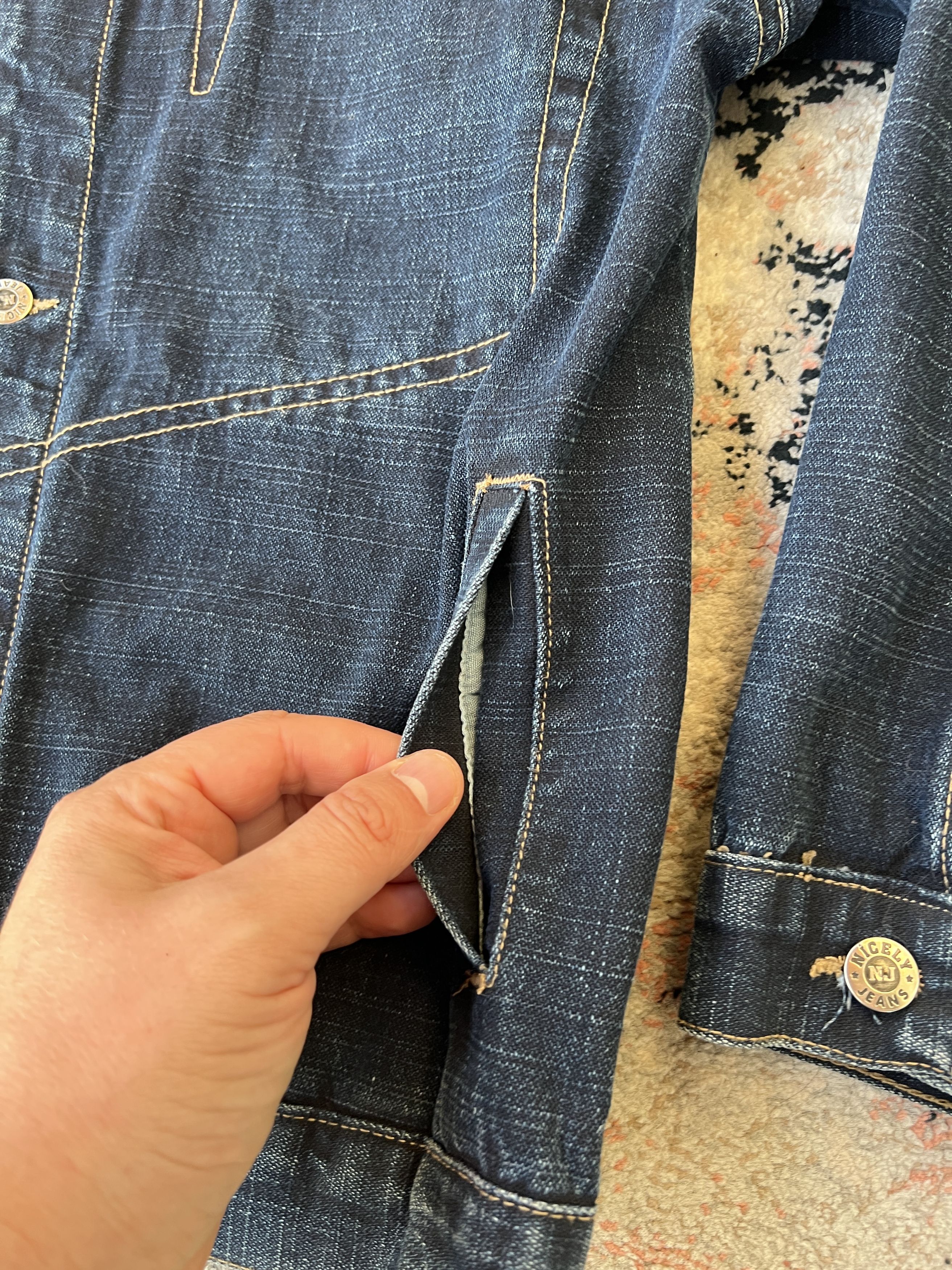 Vintage Nicely Vintage Denim Jacket Size US S / EU 44-46 / 1 - 2 Thumbnail