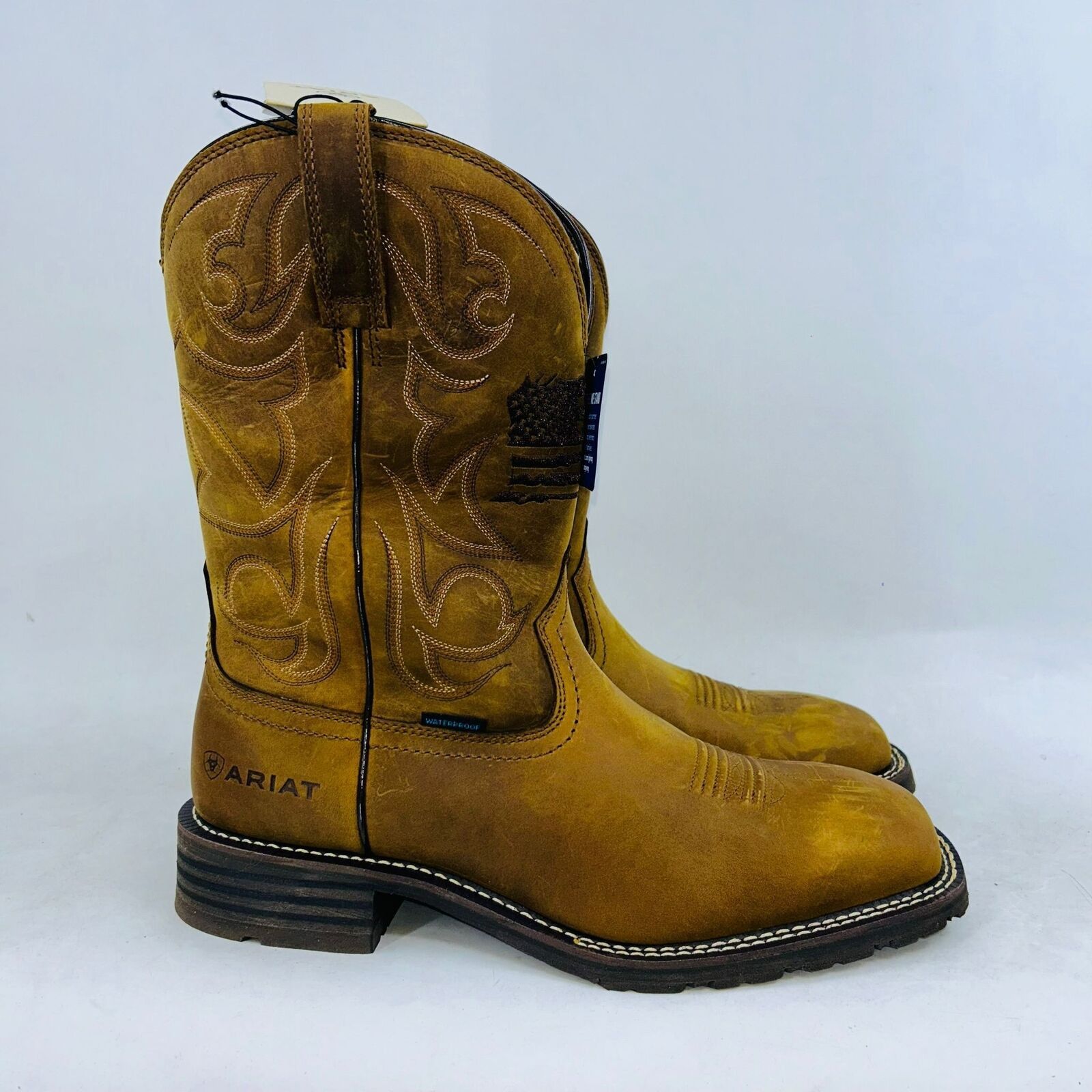 Ariat ARIAT 11" MENS HYBRID H20 "DISTRESSED BROWN" BOOTS SIZE 12D Size US 12 / EU 45 - 1 Thumbnail