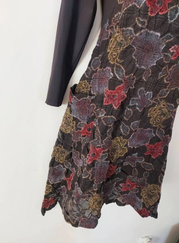 Vintage Hugan'Co vintage lagenlook dress 10 Size M / US 6-8 / IT 42-44 - 2 Thumbnail