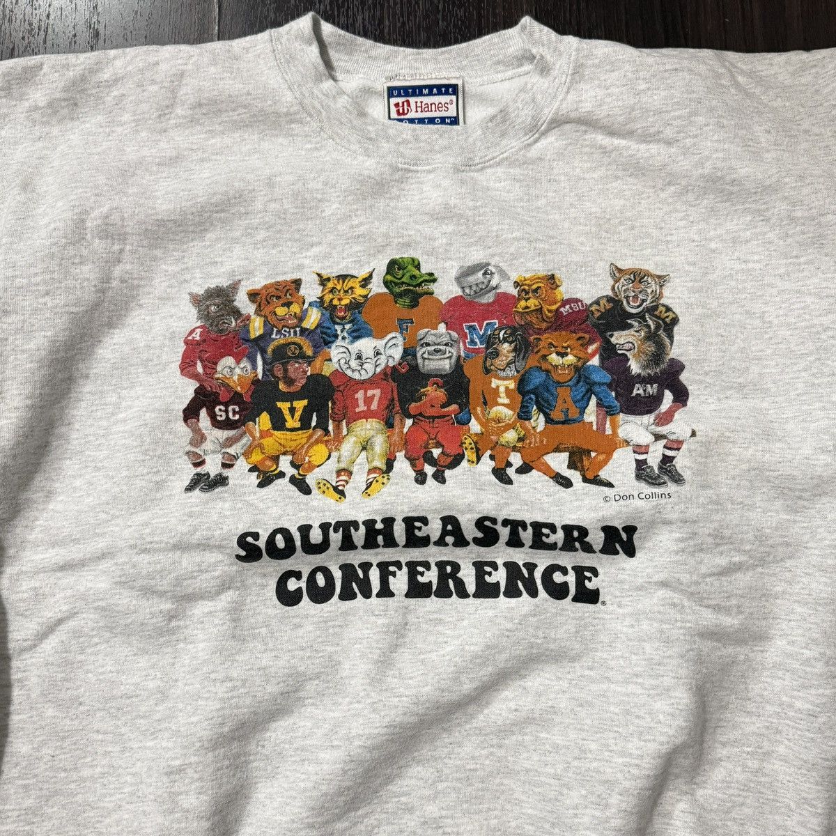 Hanes Don Collin's SEC crewneck Size US S / EU 44-46 / 1 - 2 Thumbnail