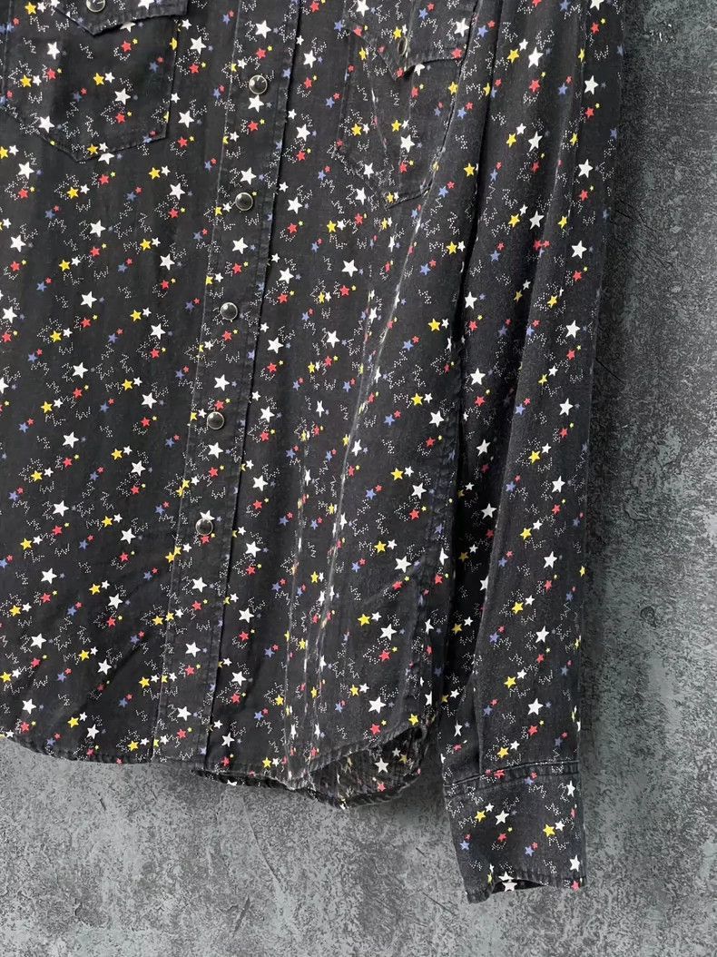 Saint Laurent Paris saint laurent floral long sleeve shirt-2507 Size US S / EU 44-46 / 1 - 3 Thumbnail