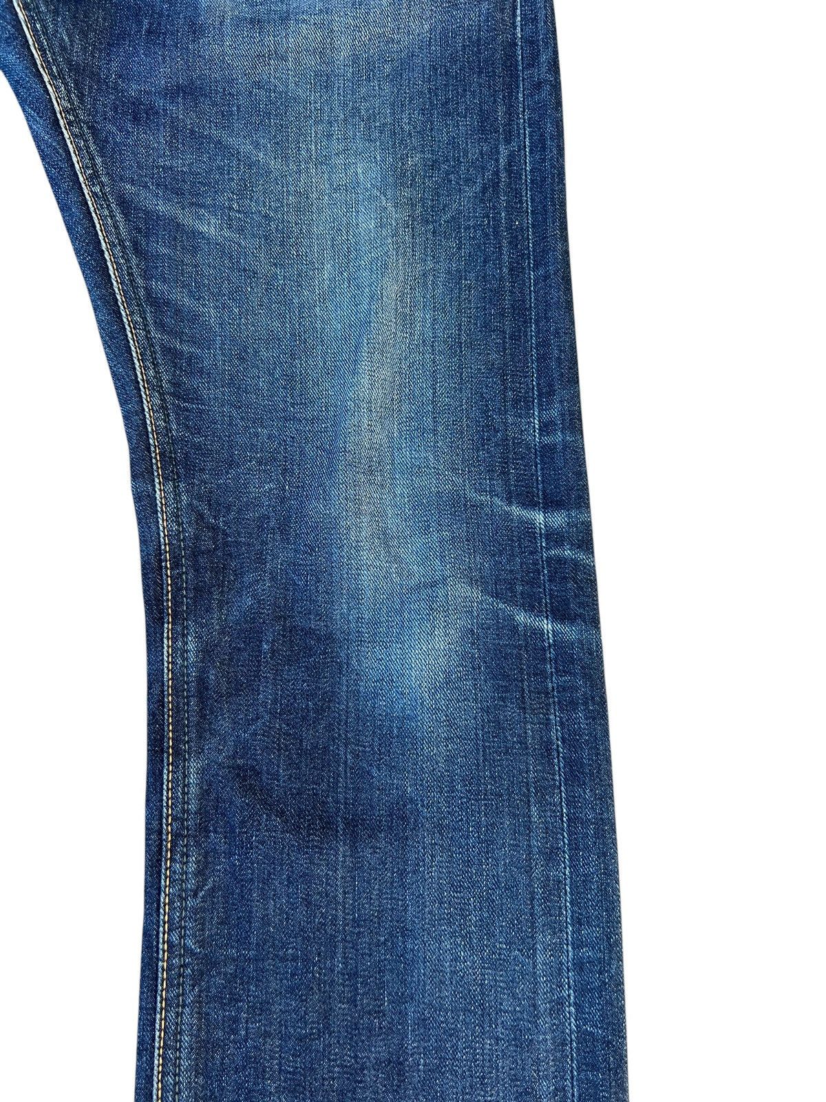 Lee Lee 101 Pure Indigo Dye Mud Denim Blue Line Selvedge Jeans Size US 29 - 12 Thumbnail