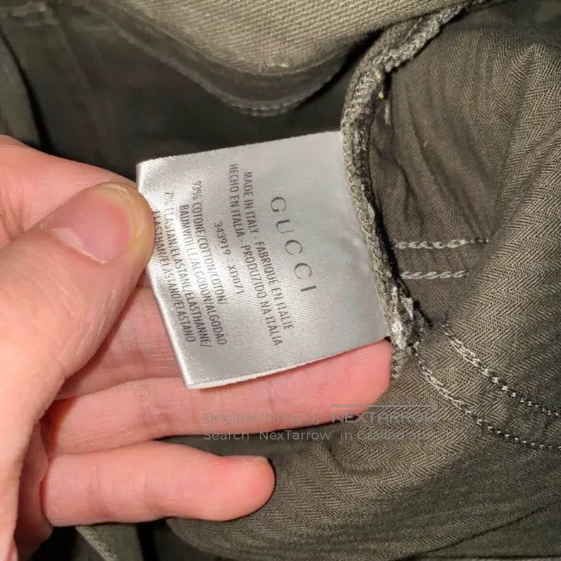 Gucci Guicci Military Green Casual Trousers Size 44 i Size US 28 / EU 44 - 4 Thumbnail