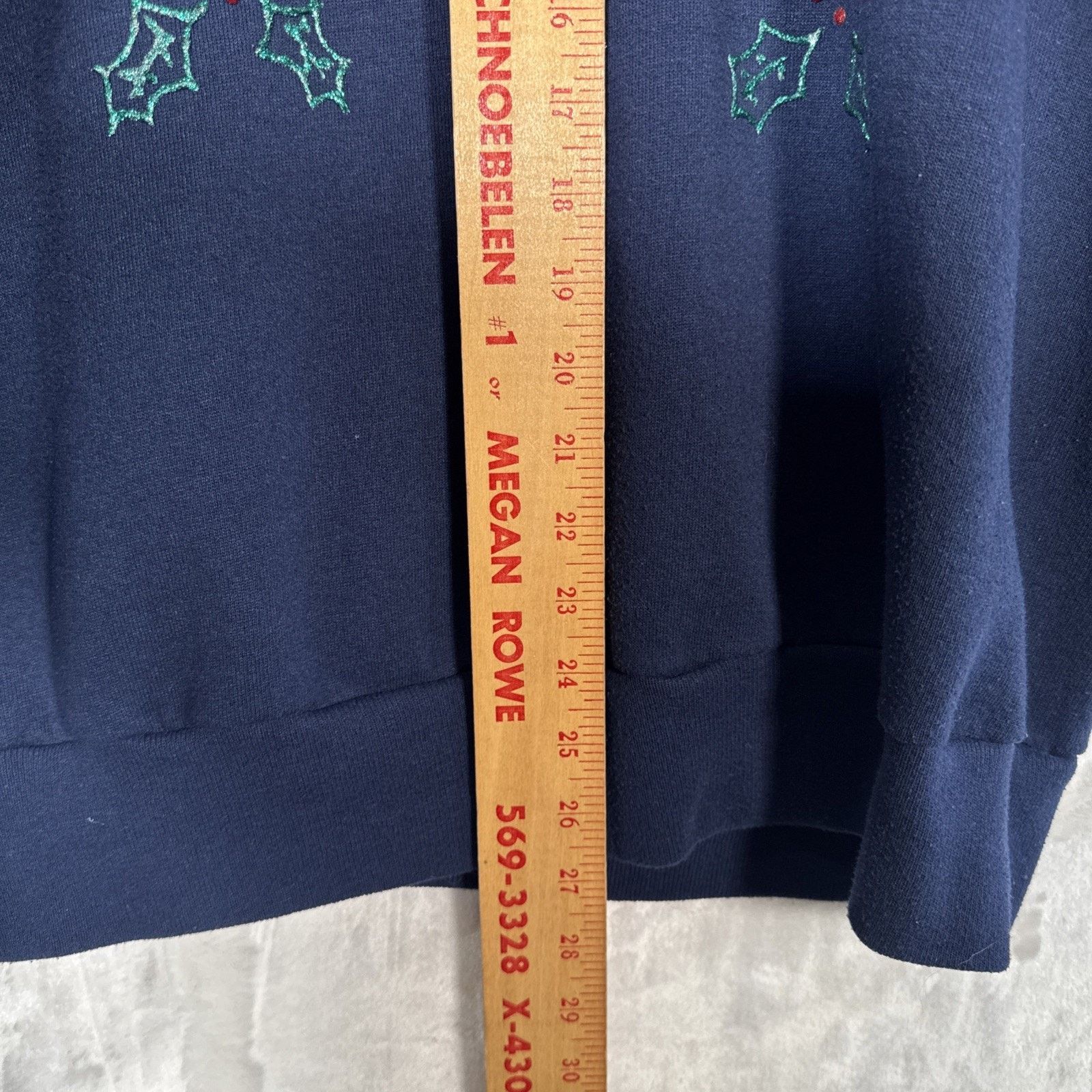 Hanes VTG Handmade Christmas sweatshirt Santa puffy paint Size L / US 10 / IT 46 - 5 Thumbnail