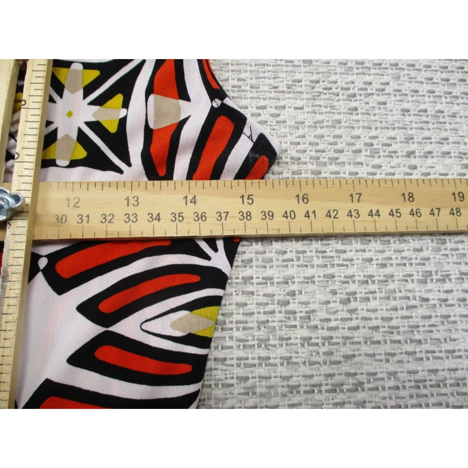 Vintage Grayson Womens Top Sleeveless Orange Black Size Small Stretch Lightweight Knit Tank Size S / US 4 / IT 40 - 6 Thumbnail