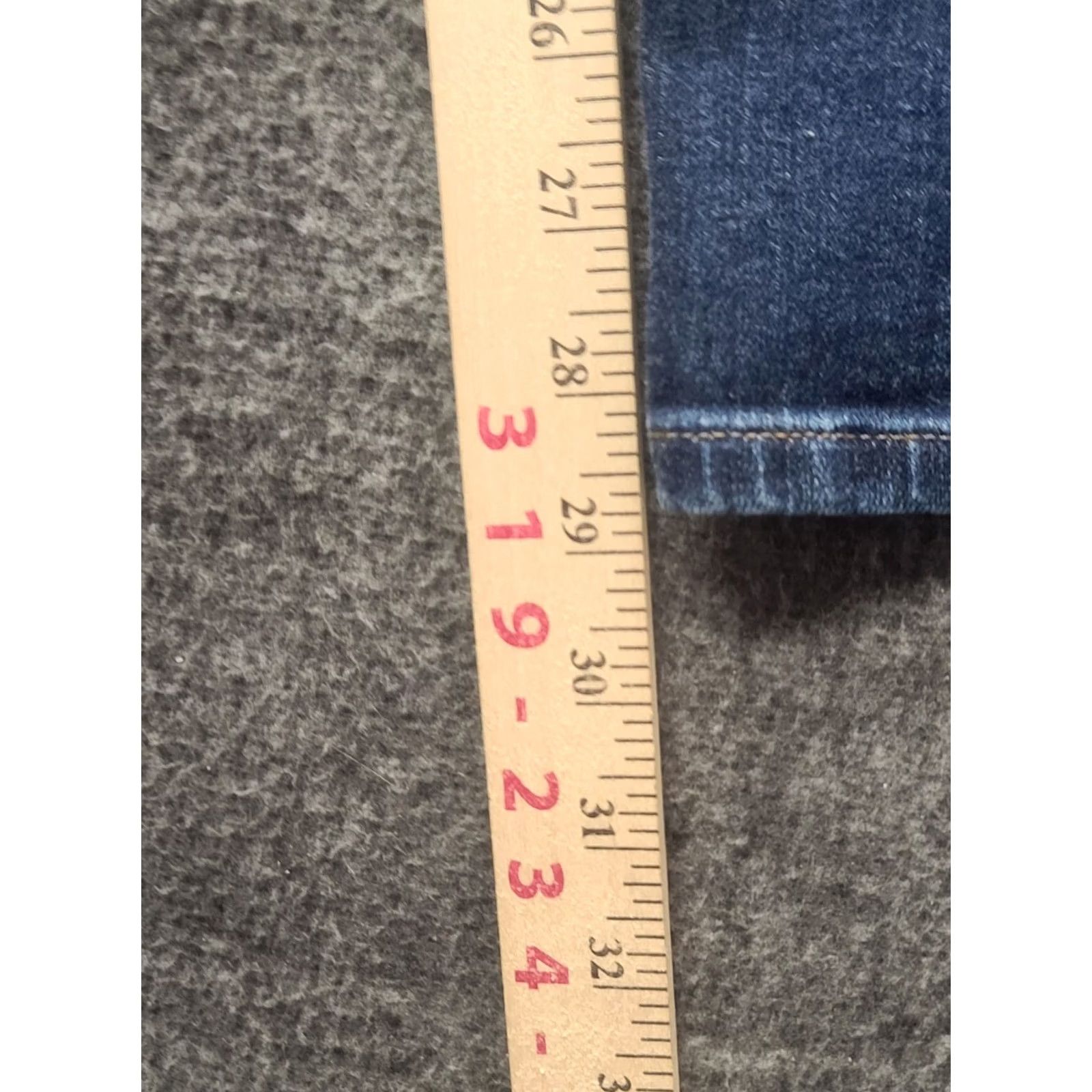 Denime Duluth Womens Jeans 6x29 Slim Straight Leg DuluthFlex Denim Blue Cotton Polyester Spandex Size 28" / US 6 / IT 42 - 6 Thumbnail