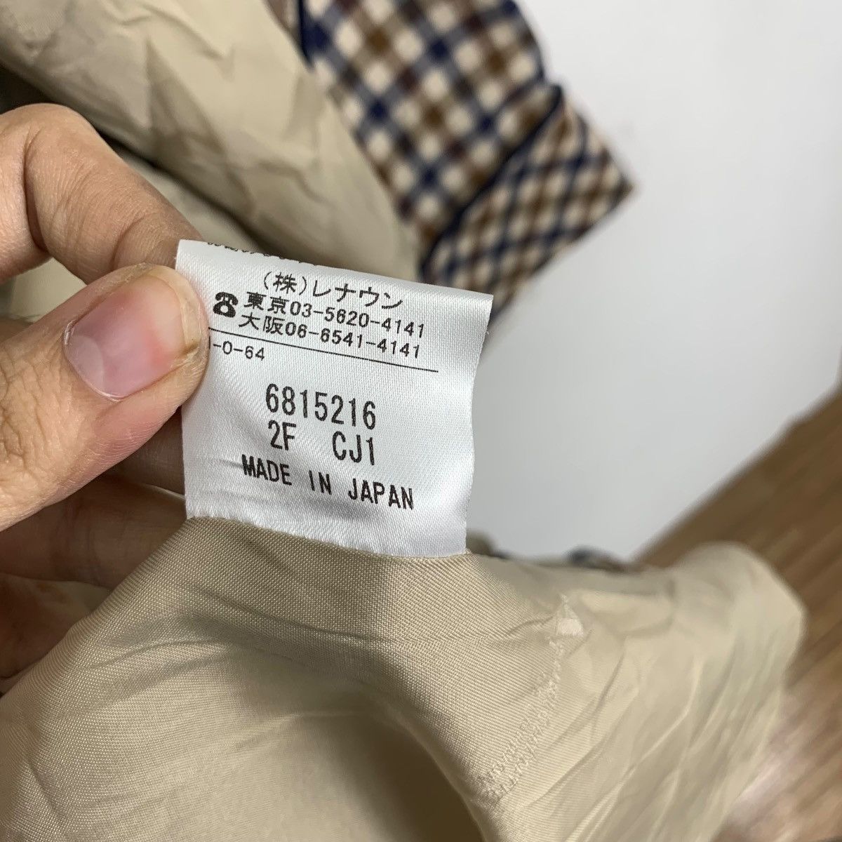 Aquascutum Vintage AQUASCUTUM LONDON Nova Checks Plaids Trench Coat Size M / US 6-8 / IT 42-44 - 10 Thumbnail