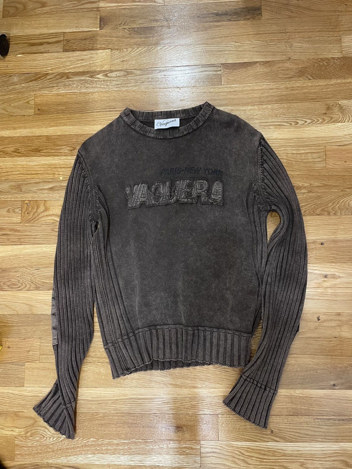Vaquera Vaquera rib knit sweater Size US M / EU 48-50 / 2 - 2 Thumbnail