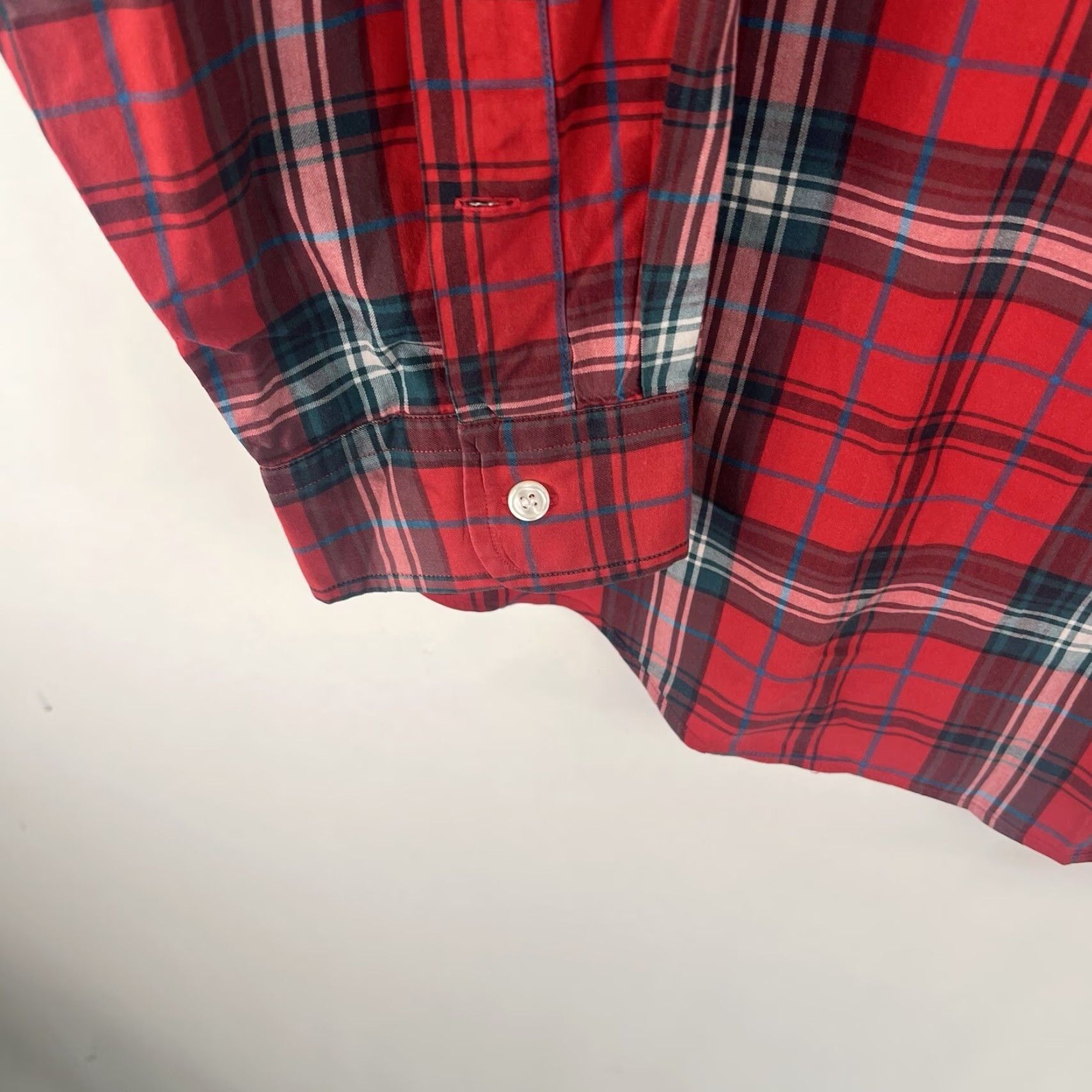 Ralph Lauren VINTAGE? No. Ralph Lauren Plaid Classic Fit Button-Down Shirt Mens 2XL Red/Blue Cotton LS Size US XXL / EU 58 / 5 - 5 Thumbnail