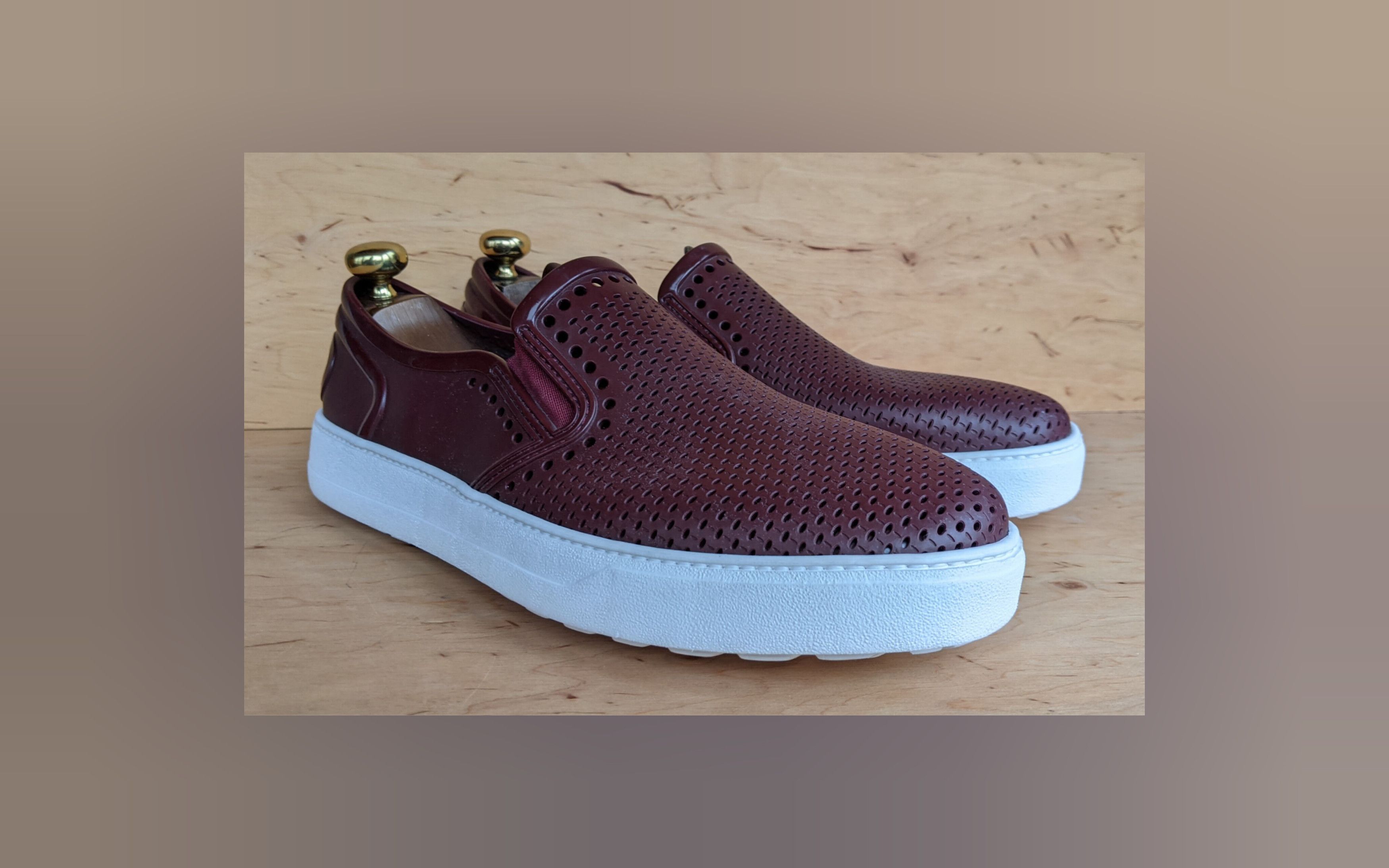 Salvatore Ferragamo Salvatore Ferragamo 'Perforated Fury' Rubber Shoes Slip on Size US 12 / EU 45 - 1 Thumbnail