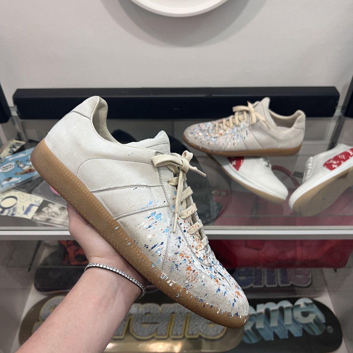maison margiela paint drop