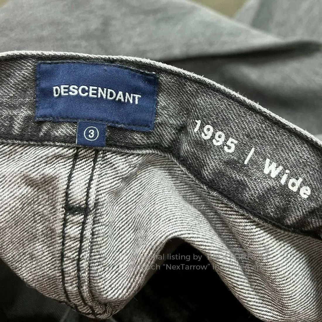 Descendant DESCENDANT 1995 BAGGY JEANS DCDT 21SS. Size US 35 - 5 Thumbnail
