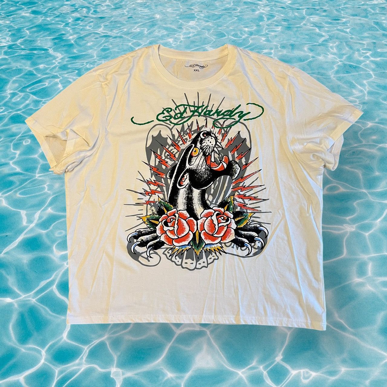 Christian Audigier × Ed Hardy Ed Hardy Panther graphic tee oversized Size US XXL / EU 58 / 5 - 1 Thumbnail