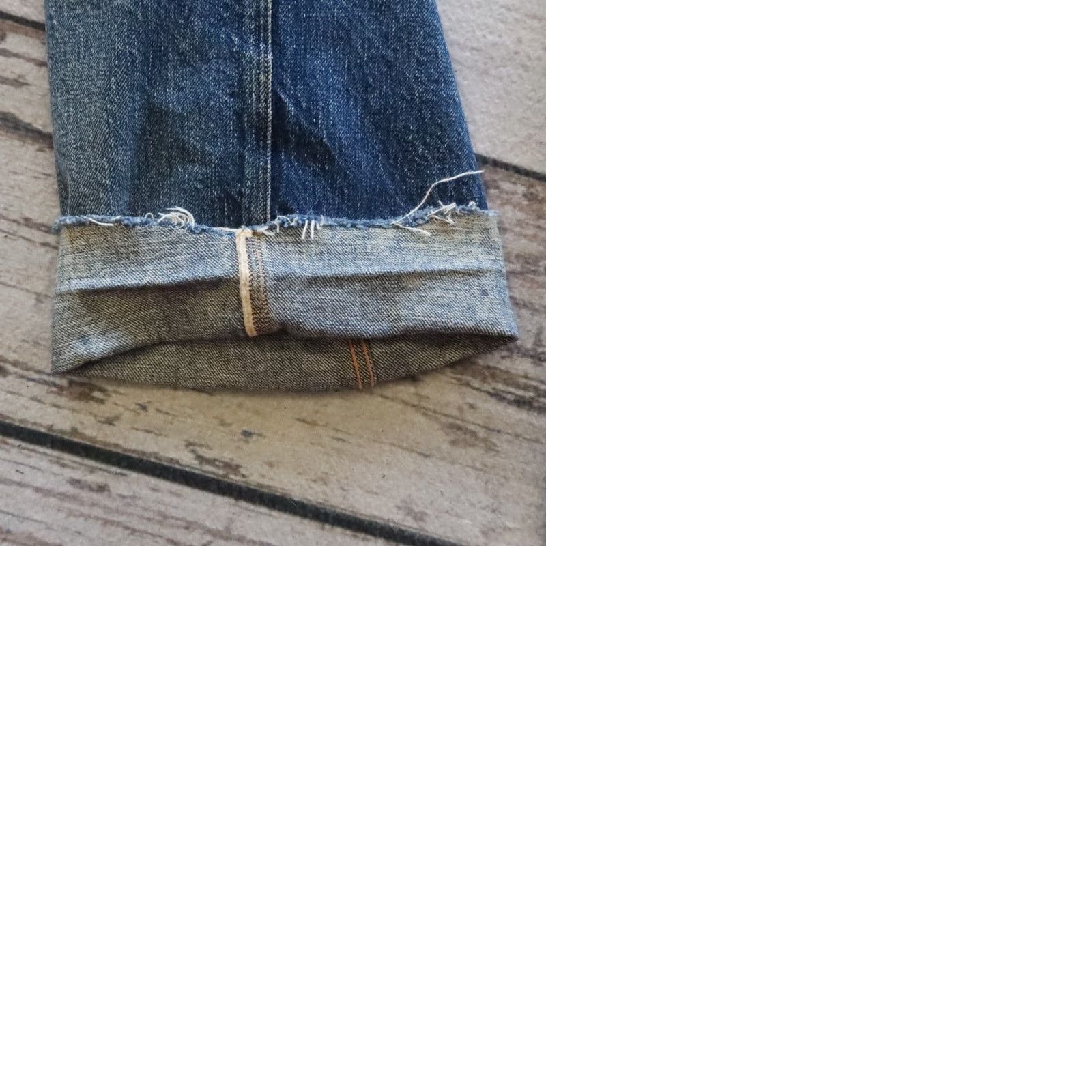 Vintage Vintage Heller's Cafe Larry's Collection Selvedge Denim Jeans Size 30 Size US 30 / EU 46 - 11 Thumbnail