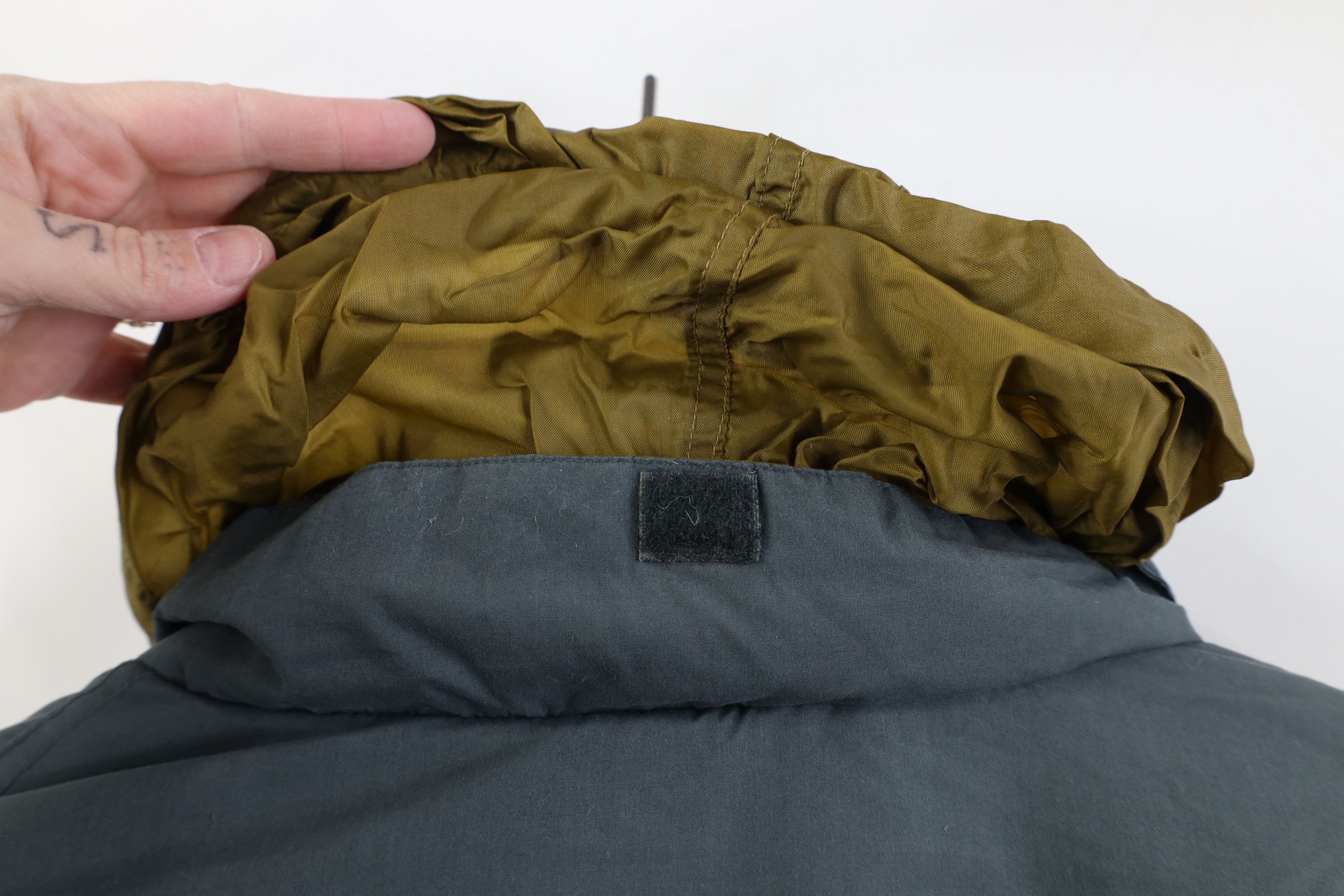 Vintage Vintage 90s Streetwear Hooded Puffer Parka Jacket Green Size US L / EU 52-54 / 3 - 15 Thumbnail