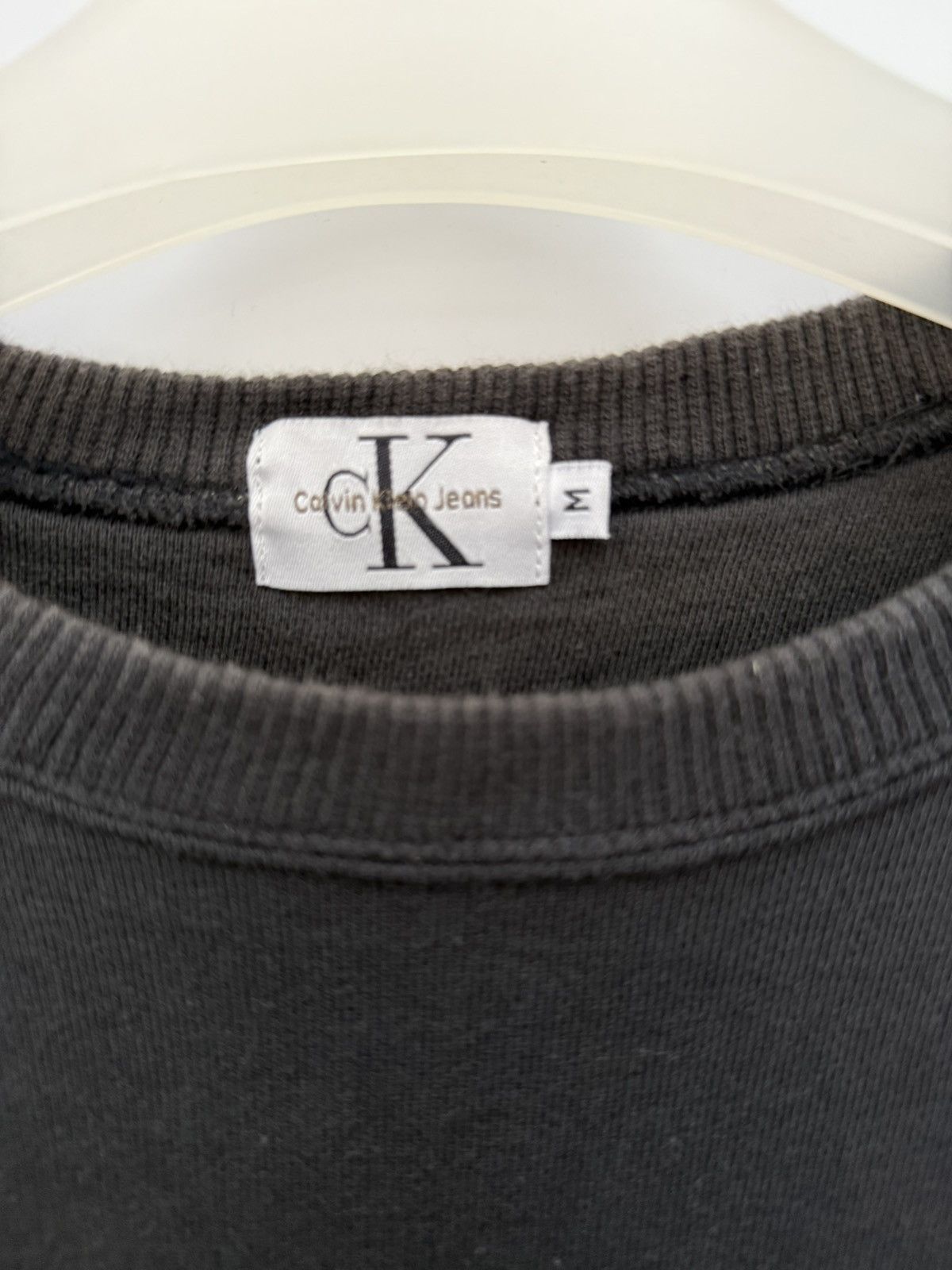 Calvin Klein × Vintage 🔥 Vintage Calvin Klein Made In USA Croped Sweatshirt - M Size M / US 6-8 / IT 42-44 - 6 Thumbnail