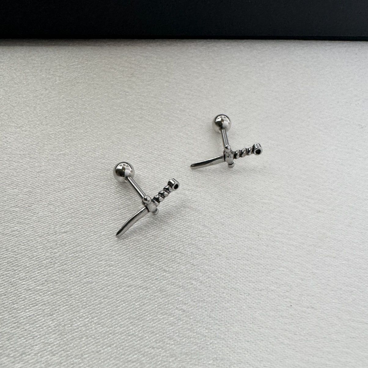 Other Screw-Back Small Dagger Stud Earrings for Men Women Size ONE SIZE - 2 Thumbnail