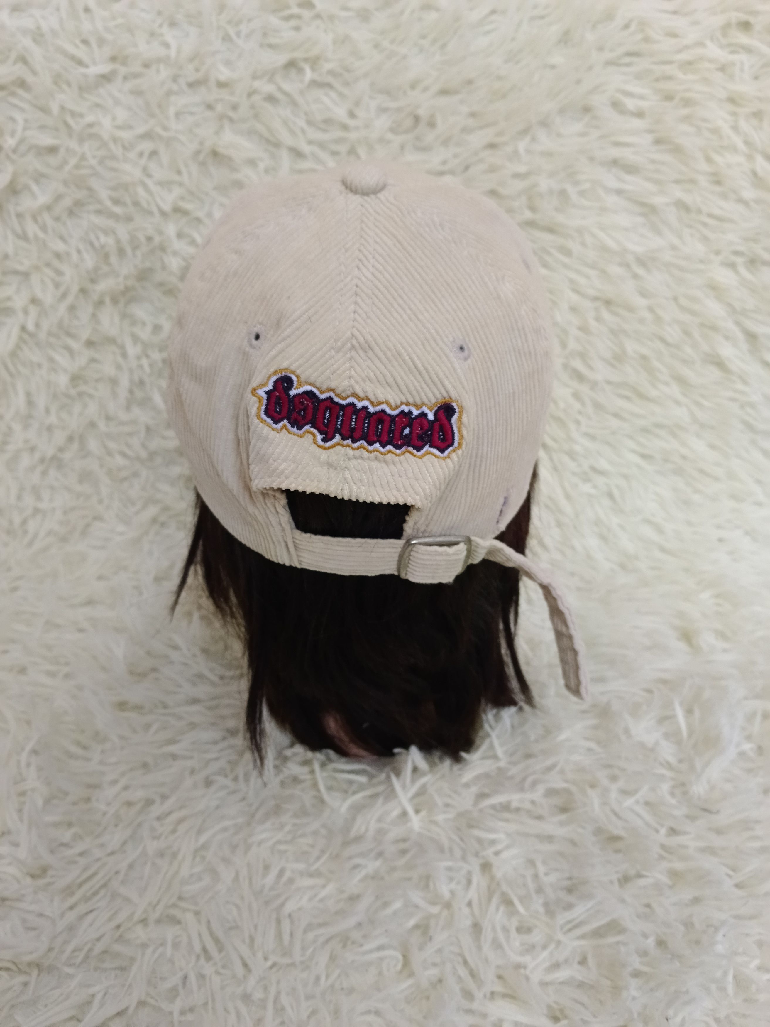 Dsquared2 DSQUERED2 CORDUROY FAITH PACTH HAT Size ONE SIZE - 4 Thumbnail