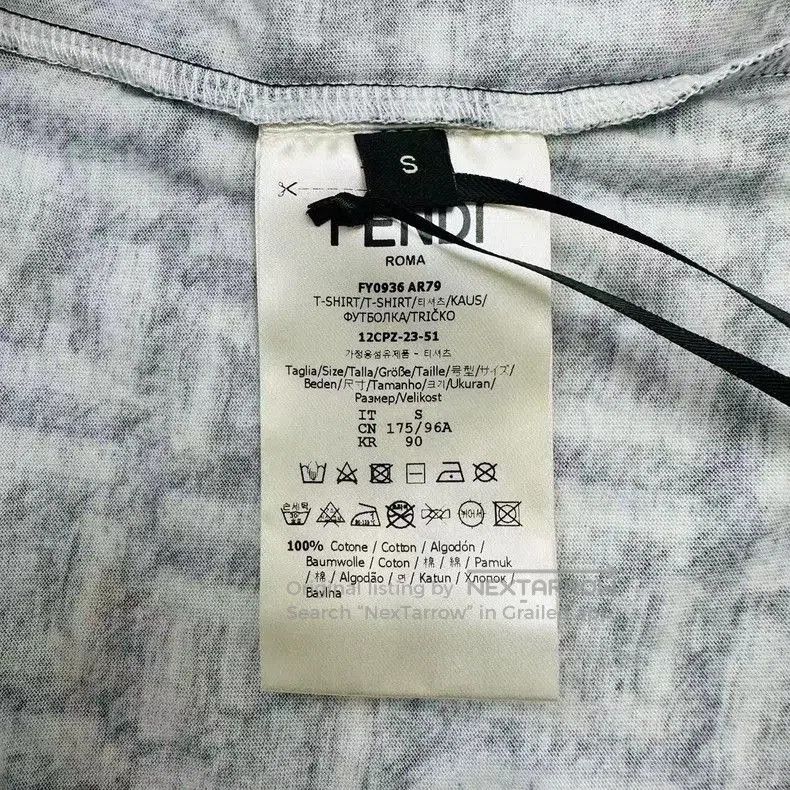 Fendi FENDI SS24 FF Monogram Short Sleeve Tee. Size US S / EU 44-46 / 1 - 5 Thumbnail