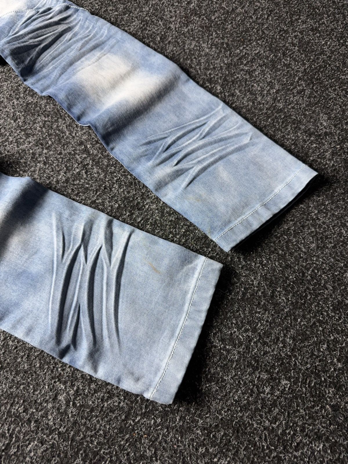 Japanese Brand Y2K JRW-4906 Japanese Style 90s Distressed Moto m Jeans Size 25" / US 0 / IT 36 - 16 Thumbnail