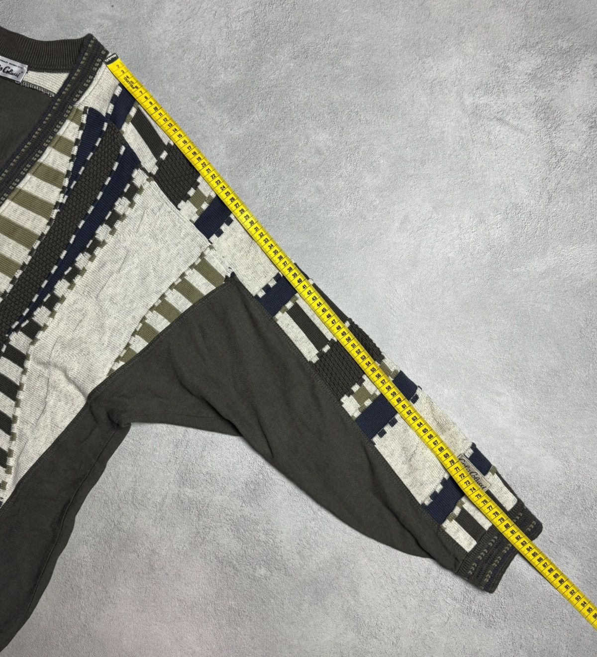Carlo Colucci Carlo Colucci Vintage Cotton Acrylic V-Neck Knit Cardigan Size US XXL / EU 58 / 5 - 17 Thumbnail