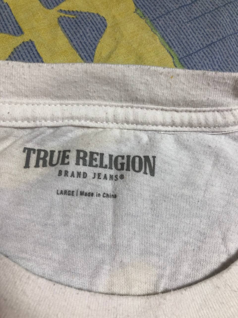 True Religion × Vintage Vintage True Religion T Shirt Japanese brand streetwear Size L / US 10 / IT 46 - 2 Thumbnail